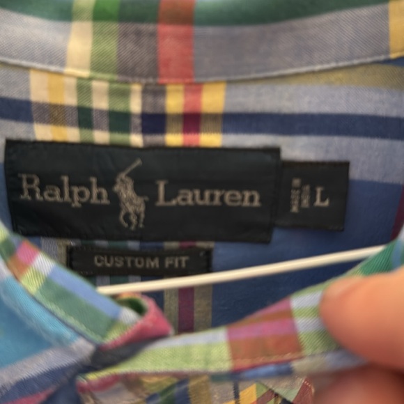 Men’s Ralph Lauren Multi Color Button Down Classic Fit-Size L - Picture 2 of 3